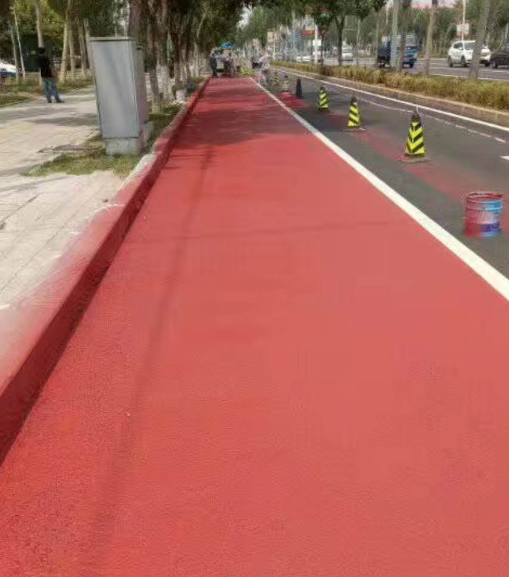 日照彩色路面喷涂施工要点